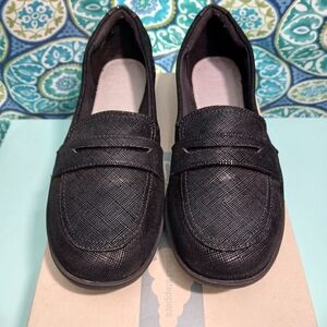 Cloudsteppers by Clarks Black Loafers